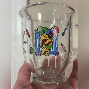 Vintage Disney glass cup